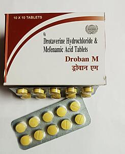 Drotaverine Hydrochloride Tablet (80 mg) and Mefanamic Acid